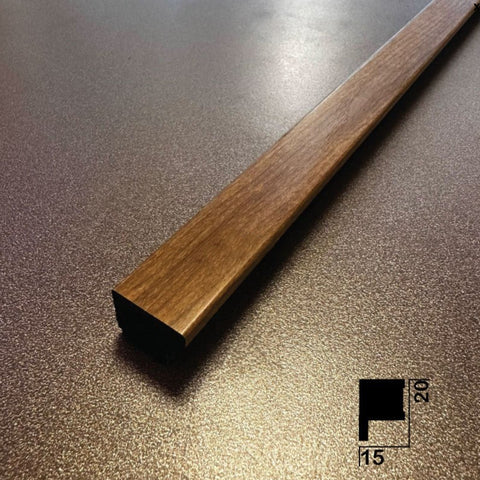 Black Pine Wall Paneling Corner Ending – 2 cm ( FD120-KCKM)