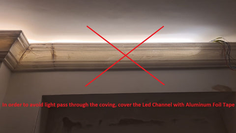 Aluminum Foil Tape not used