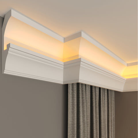 XPS LED Ceiling Coving Cornice Moulding - CLF01