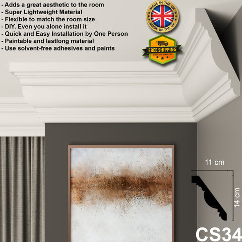 coving cornice crown moulding xps polystyrene home wall ceiling decoration