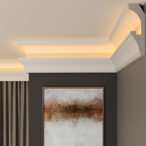 XPS LED Ceiling Coving Cornice Moulding - CLF01