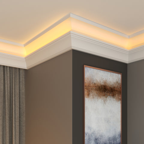 XPS LED Ceiling Coving Cornice Moulding - CLF01
