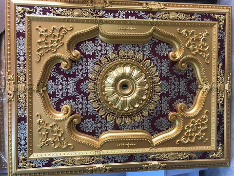 Palace Ceiling Rose Rectangular Polyurethane 120x160cm - DD120160-AB