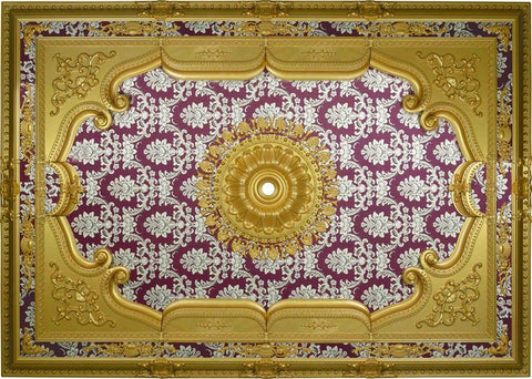 Palace Ceiling Rose Rectangular Polyurethane 140x200cm - DD140200-AB