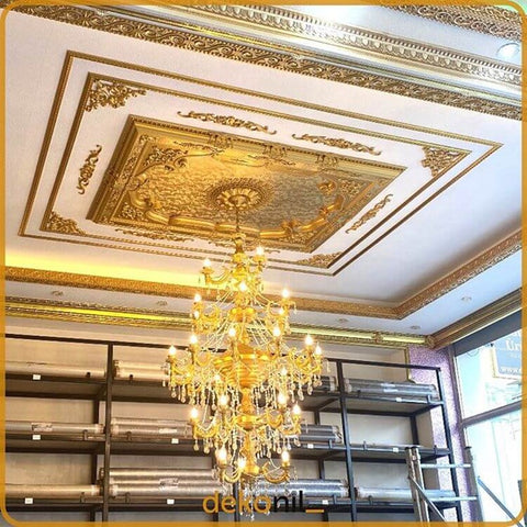 Palace Ceiling Rose Rectangular Polyurethane 140x200cm - DD140200-A