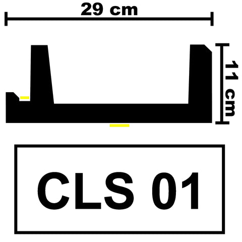 XPS LED Ceiling Coving Cornice Moulding - CLS01
