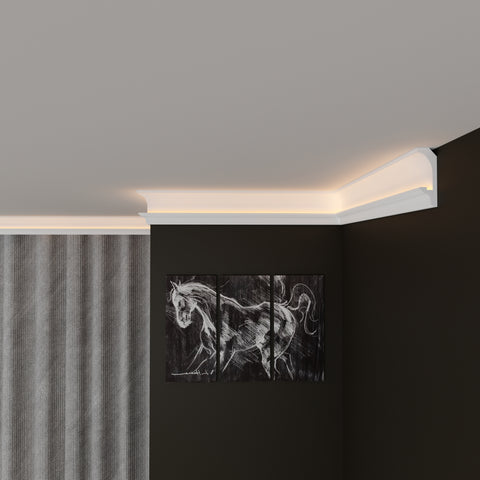 XPS LED Ceiling Coving Cornice Moulding - CLF01
