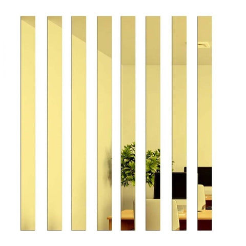 Self-Adhesive Plexiglass Strip Mirror