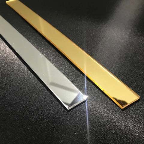 Self-Adhesive Plexiglass Strip Mirror