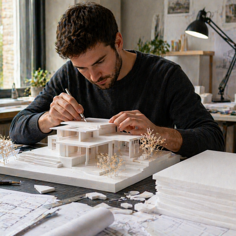 XPS Sheets Extruded Polystyrene Board for Model Making, Diorama & Crafts UK Made