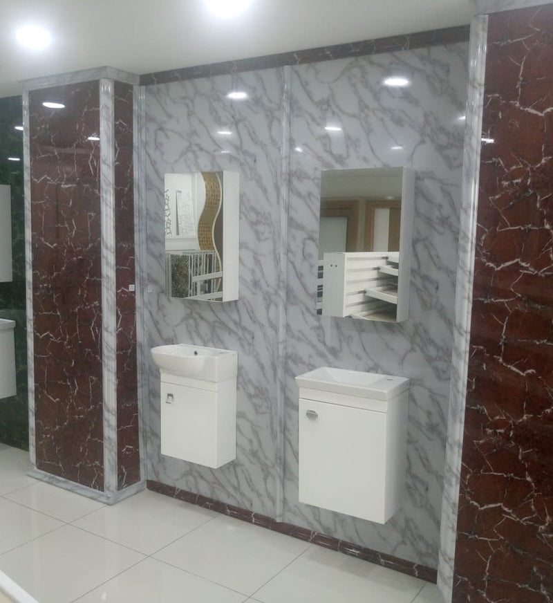 PVC PANELING MARBEL PATTERN WITH SPECIAL PROFILES