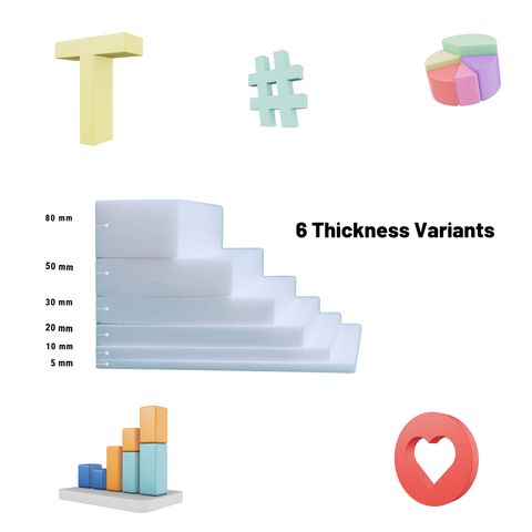 XPS Sheets Extruded Polystyrene Board for Model Making, Diorama & Crafts UK Made