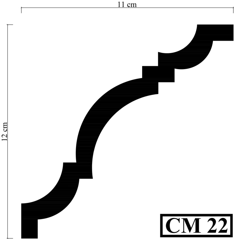 Coving Cornice Moulding Wall Ceiling DIY CM22