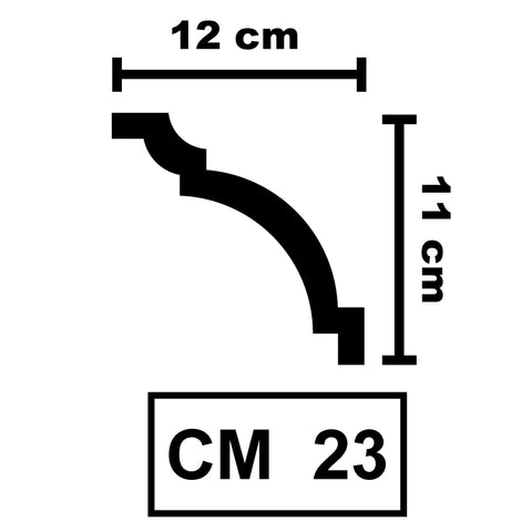 XPS Ceiling Coving Cornice Moulding - CM23
