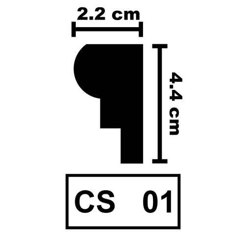 XPS Ceiling Coving Cornice Moulding - CS01