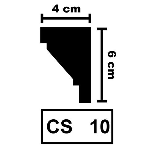 XPS Ceiling Coving Cornice Moulding - CS10