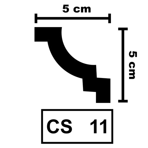 XPS Ceiling Coving Cornice Moulding - CS11