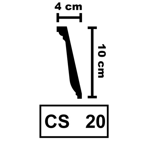 XPS Ceiling Coving Cornice Moulding - CS20