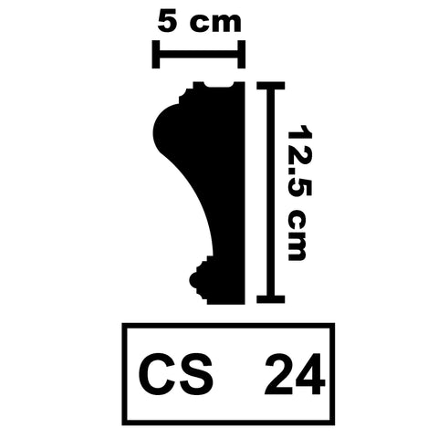 XPS Ceiling Coving Cornice Moulding - CS24