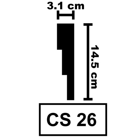 XPS Ceiling Coving Cornice Moulding - CS26