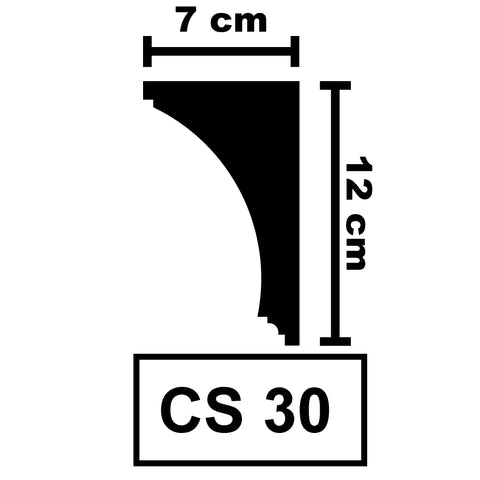 XPS Ceiling Coving Cornice Moulding - CS30