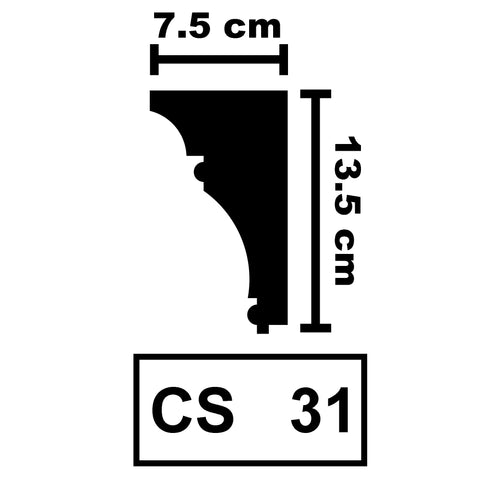 XPS Ceiling Coving Cornice Moulding - CS31
