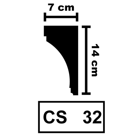 XPS Ceiling Coving Cornice Moulding - CS32