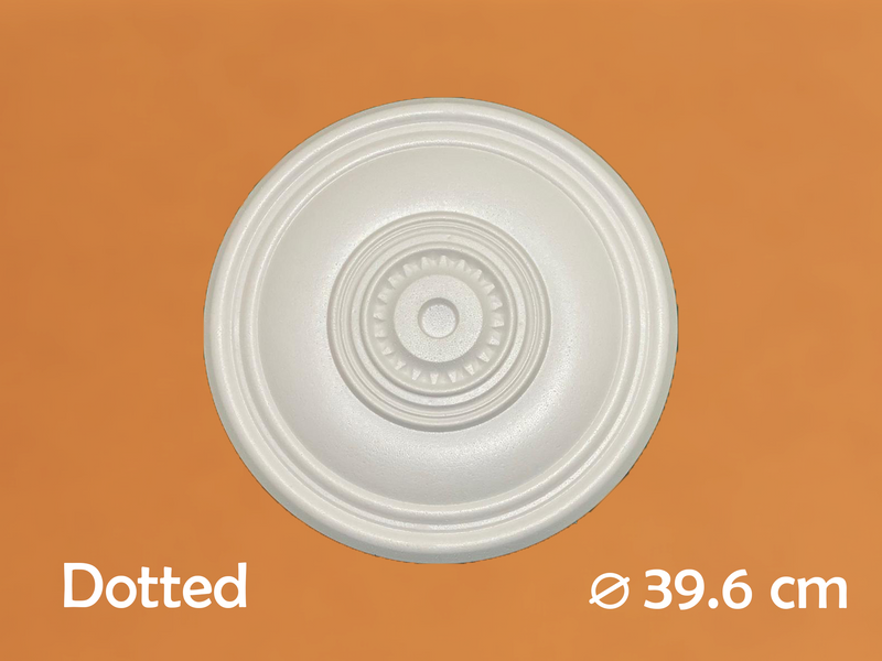 CEILING ROSE MEDALLION -  DOTTED