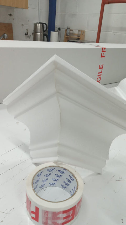 Victorian Style Polystyrene Coving Cornice Moulding - VN12