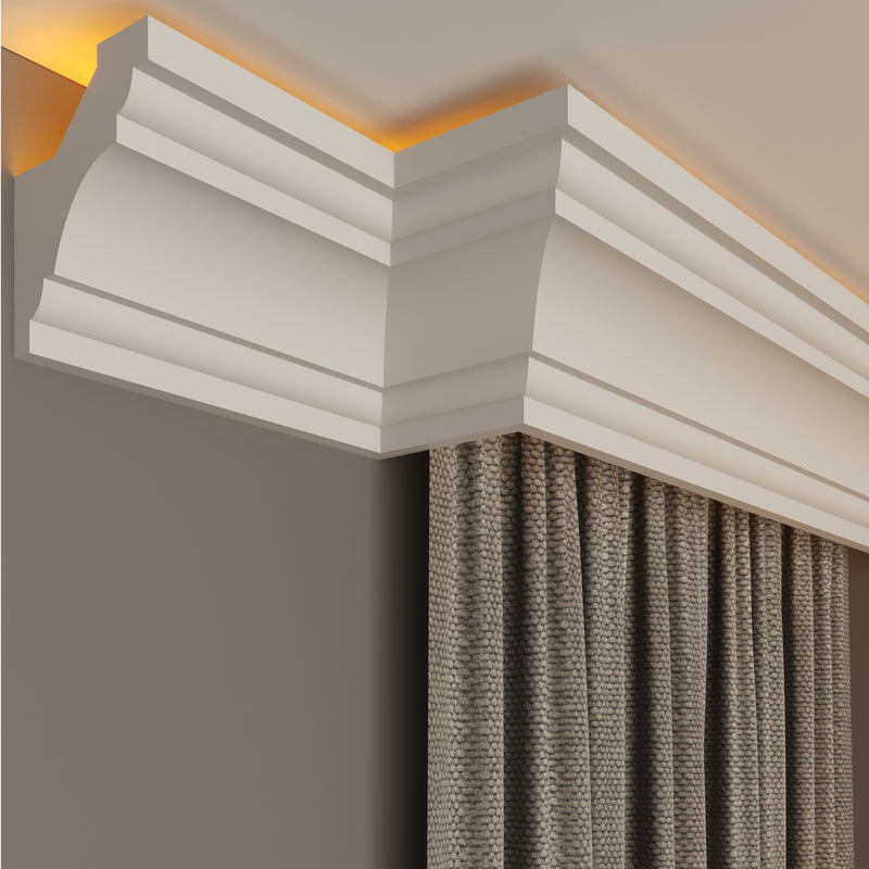 internal corner curtain cornice polystyrene for home decoration