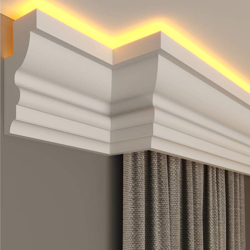 internal corner curtain cornice polystyrene for home decoration