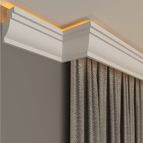 internal corner curtain cornice polystyrene for home decoration