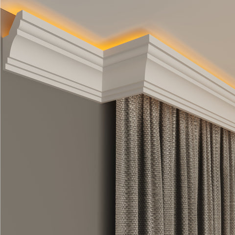 internal corner curtain cornice polystyrene for home decoration