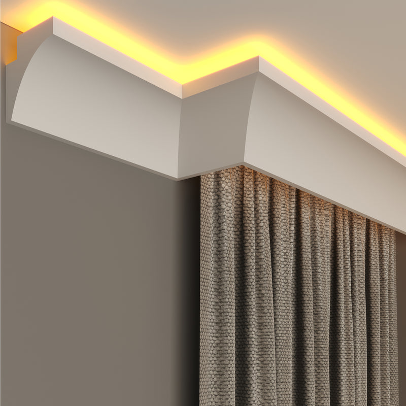 internal corner curtain cornice polystyrene for home decoration