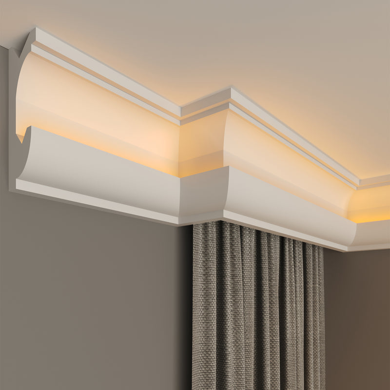 internal corner curtain cornice polystyrene for home decoration