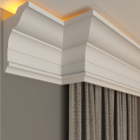 internal corner curtain cornice polystyrene for home decoration
