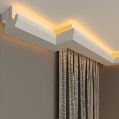 internal corner curtain cornice polystyrene for home decoration