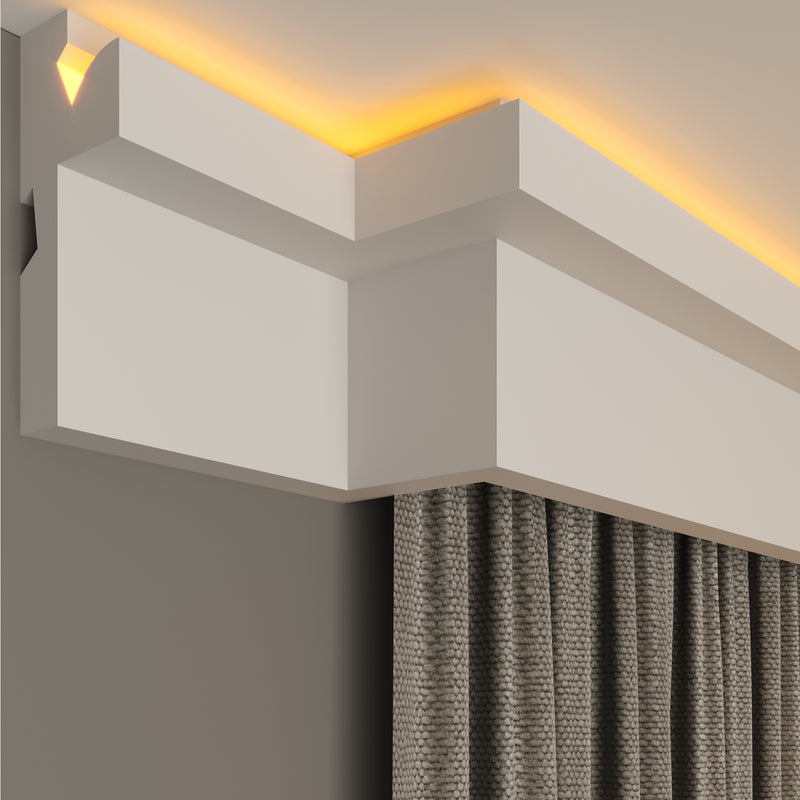 internal corner curtain cornice polystyrene for home decoration