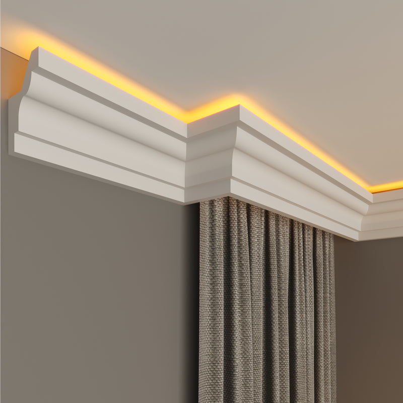 internal corner curtain cornice polystyrene for home decoration