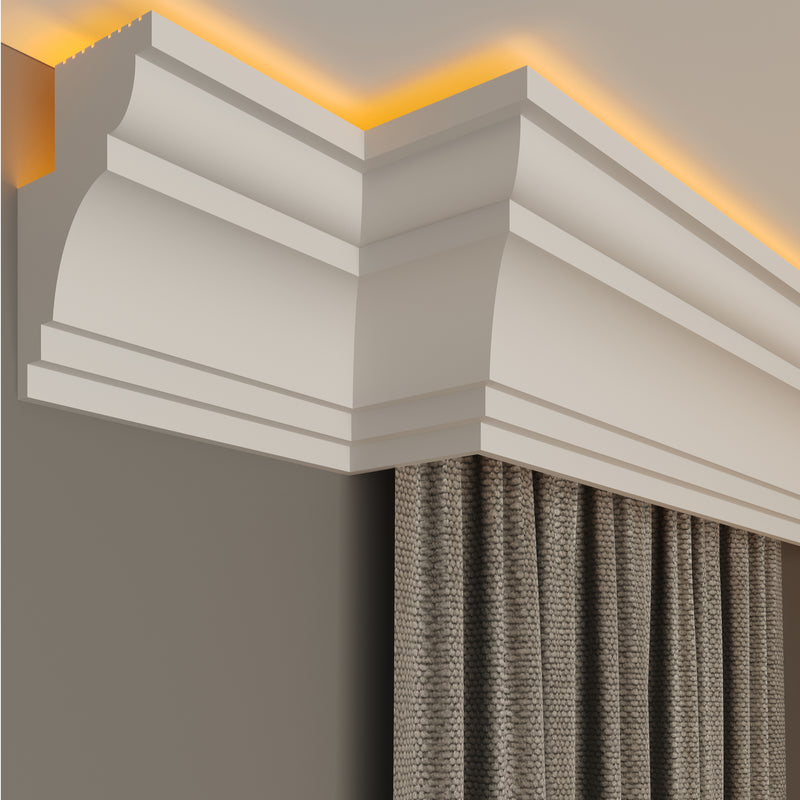 internal corner curtain cornice polystyrene for home decoration