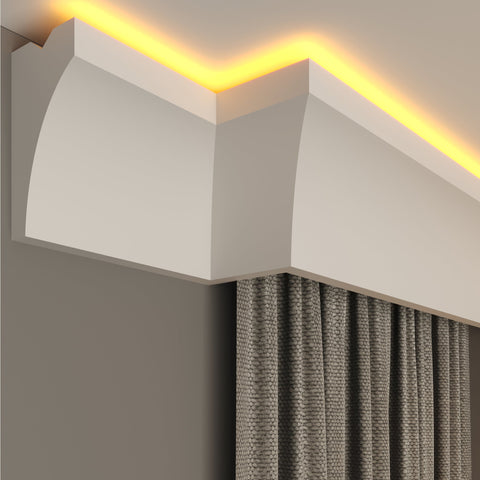 internal corner curtain cornice polystyrene for home decoration