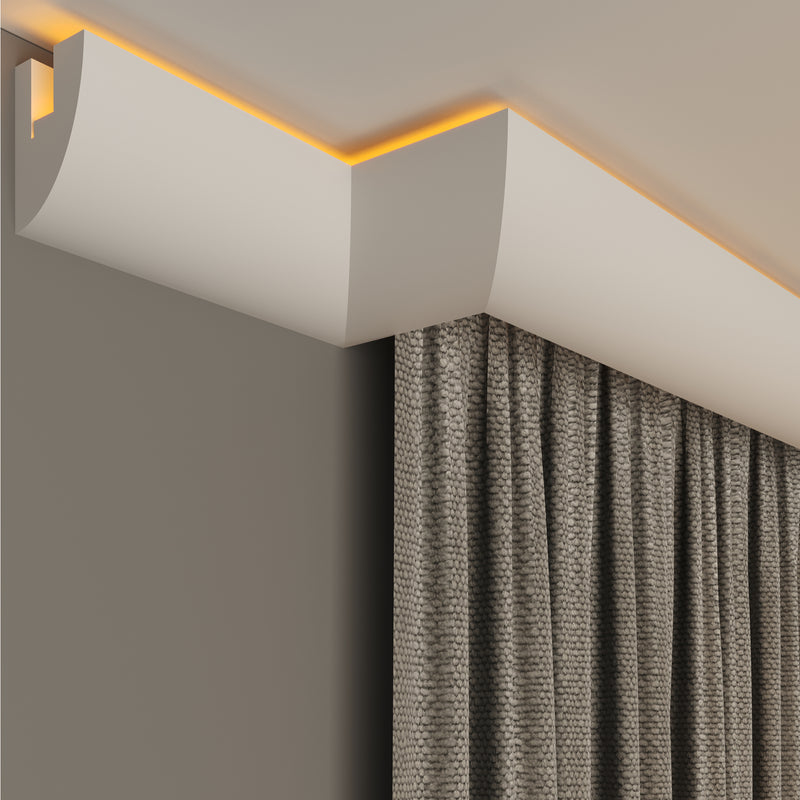 internal corner curtain cornice polystyrene for home decoration