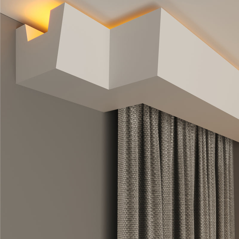 internal corner curtain cornice polystyrene for home decoration