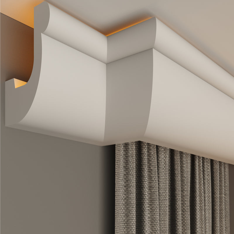 internal corner curtain cornice polystyrene for home decoration