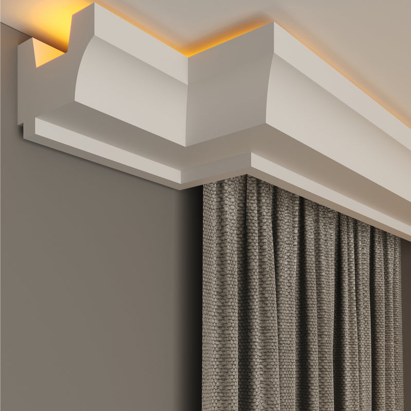 internal corner curtain cornice polystyrene for home decoration