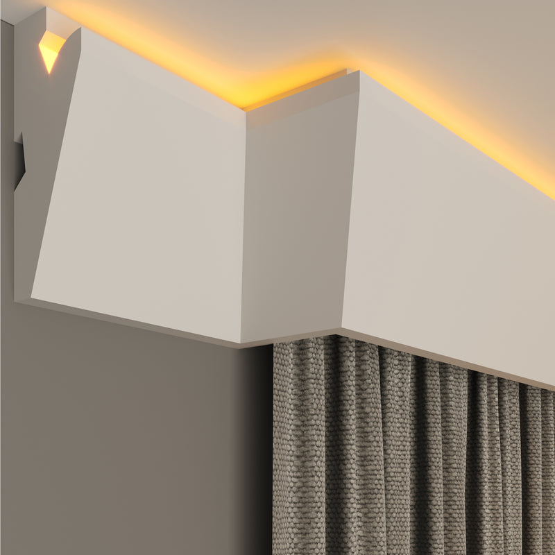 internal corner curtain cornice polystyrene for home decoration