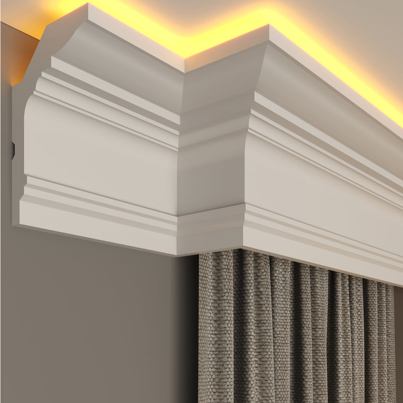 internal corner curtain cornice polystyrene for home decoration