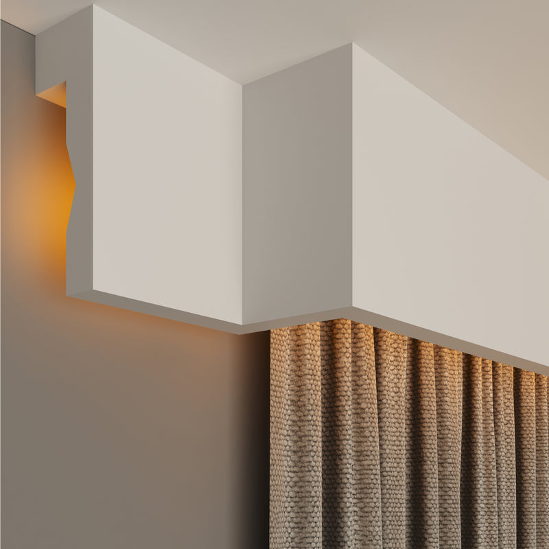 internal corner curtain cornice polystyrene for home decoration