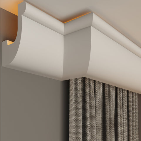 internal corner curtain cornice polystyrene for home decoration