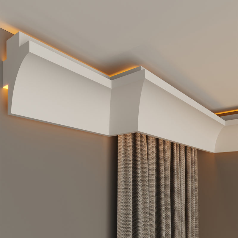 internal corner curtain cornice polystyrene for home decoration